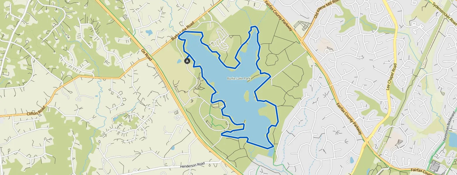 Burke Lake Loop Trail — Burke Lake Park hike Komoot